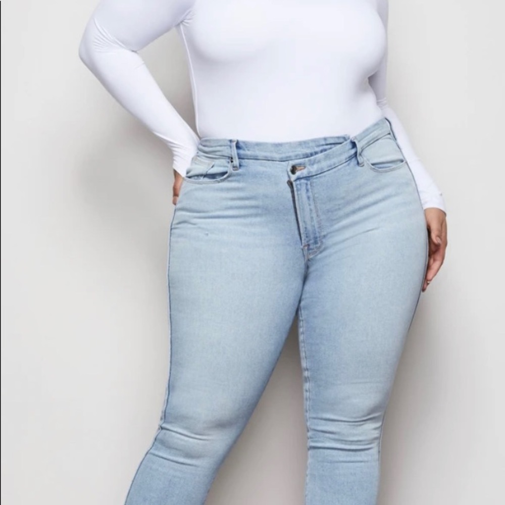 Good American Crossover Jeans